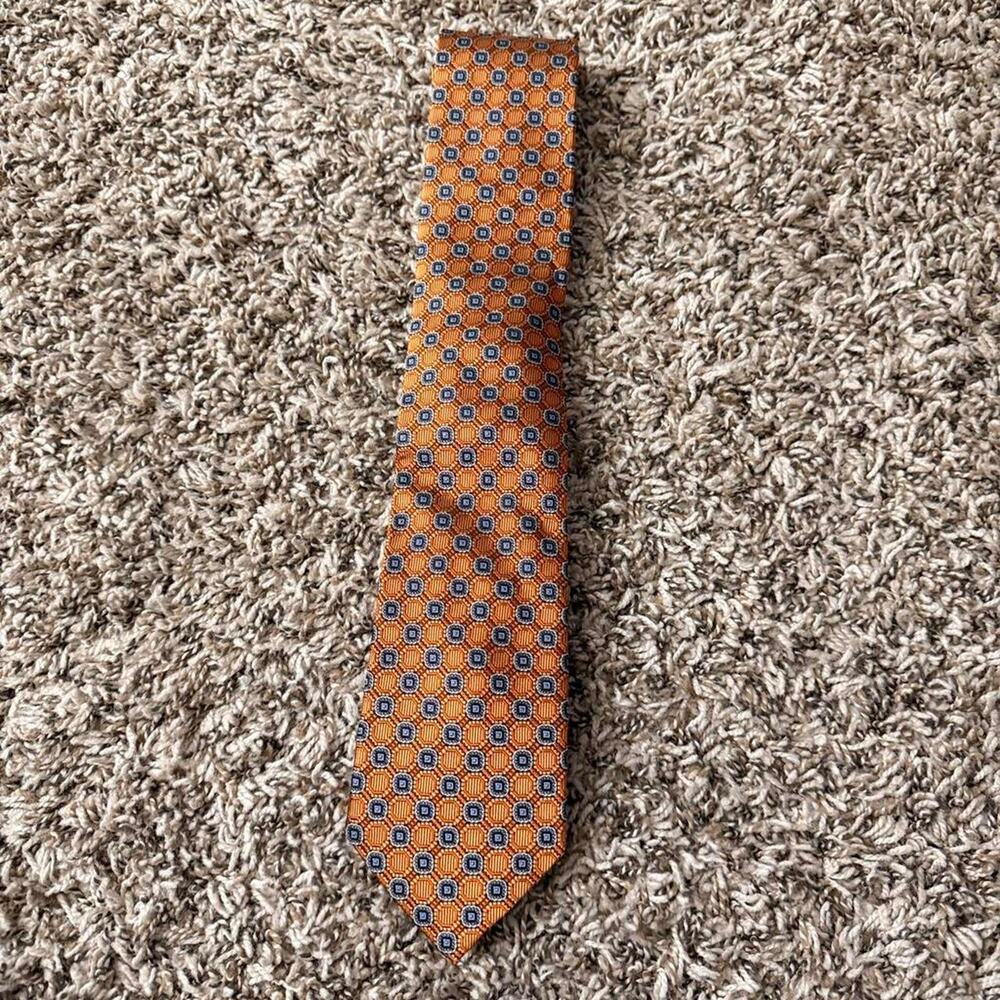 Nordstrom brand orange tie with